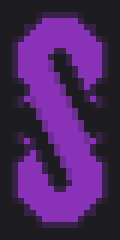 "s" Minecraft banner