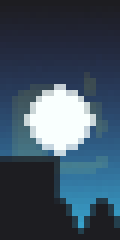 City full moon Minecraft banner