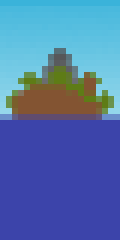 Island Minecraft banner