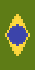 Brazil flag Minecraft banner