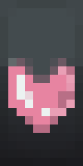 Gradient - pink heart Minecraft shield