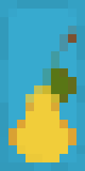 Pear Minecraft shield