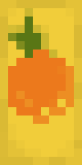 Orange Minecraft shield