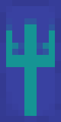 Trident Minecraft shield