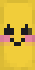 Cute smiley face kawaii Minecraft shield