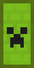 Creeper Minecraft shield