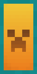 Creper jaune Minecraft shield